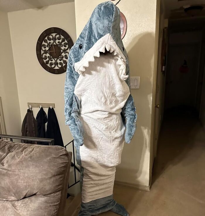 Wrap Them In Fin-Tastic Comfort With A Shark Blanket Onesie 