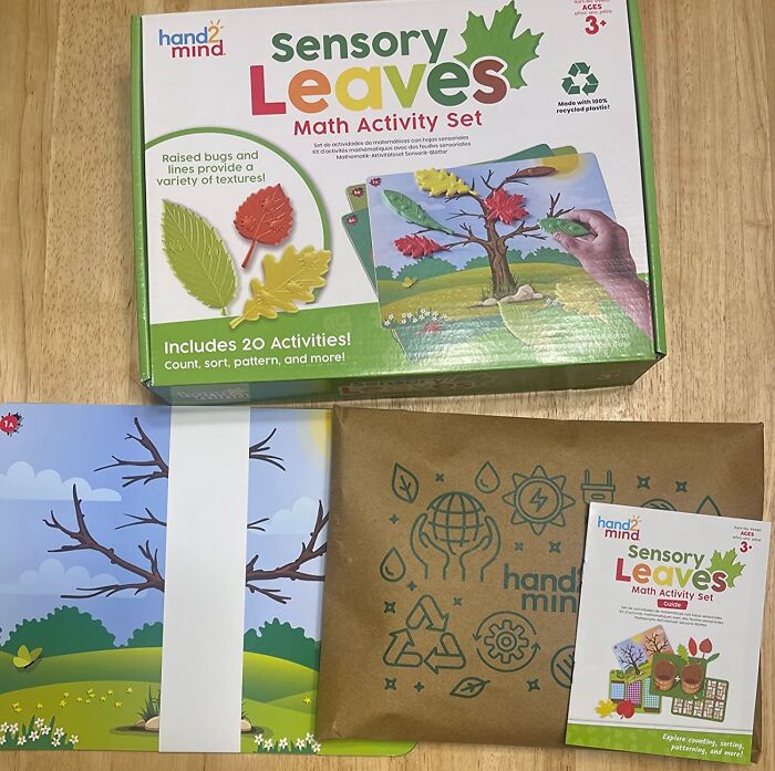 Count On Fun This Thanksgiving With The Sensory Leaves Math Activity Set, An Engaging And Interactive Way To Practice Math Skills Amidst A Colorful Fall Theme