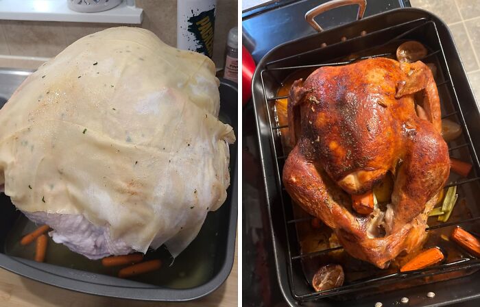  Follow Julia Child's Advise And Wrap A Buttery Cheesecloth Around Your Turkey To Keep It Basted