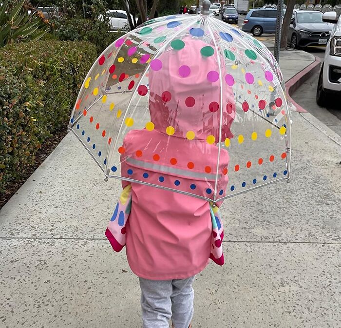 Keep Your Little Ones Dry And Delighted On Drizzly Fall Days With The Clear Dome Umbrella For Kids, A Fun And Functional Solution That Provides A Clear View Of The World Outside, While Keeping Them Safe And Dry