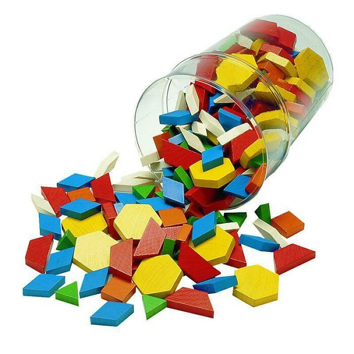 I Just Remembered How Much I Loved These Wooden Pattern Blocks