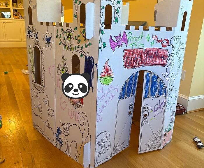 Unleash Your Child's Creativity And Inner Royalty With The DIY Cardboard Castle, A Imaginative And Eco-Friendly Solution That Transforms Ordinary Cardboard Into An Extraordinary Kingdom