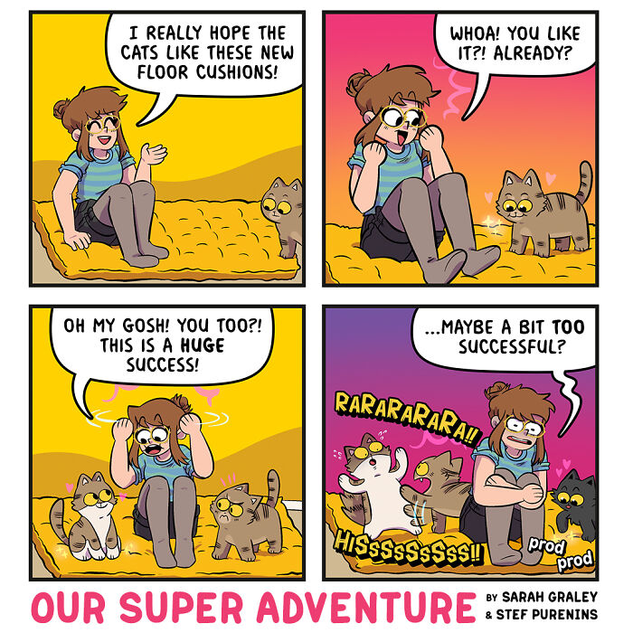 Cat Chronicles: Sarah Graley’s Relatable Comics Of Love And Feline Antics (New Pics)