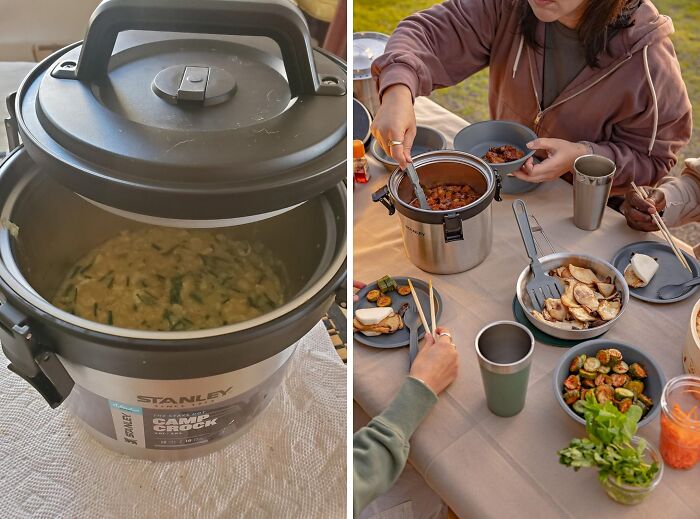 Fuel The Family Gathering With A Slow-Cooked Masterpiece, Courtesy Of The Stanley Stay-Hot Camp Crock - Because Nothing Says "Quality Time" Like A Warm, Comforting Meal That's Been Simmering All Day