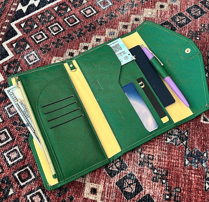 Safeguard Your Identity And Your Itinerary With The Rfid Blocking Passport Holder And Wallet, A Secure Sanctuary For Your Most Sensitive Travel Documents