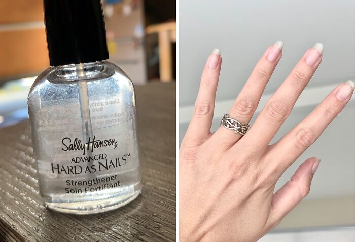 Strengthen And Shield Brittle Winter Nails With The Fortifying Sally Hansen Advanced Hard As Nails