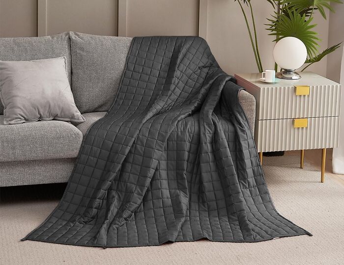 Ease Into Comfort With A Weighted Blanket - Watch Your Worries Sink As You Float To Dreamland