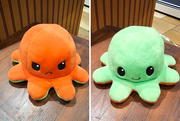 Let The Reversible Octopus Plushie Do The Talking - The Cute Way To Say "Not Now, Thanks"