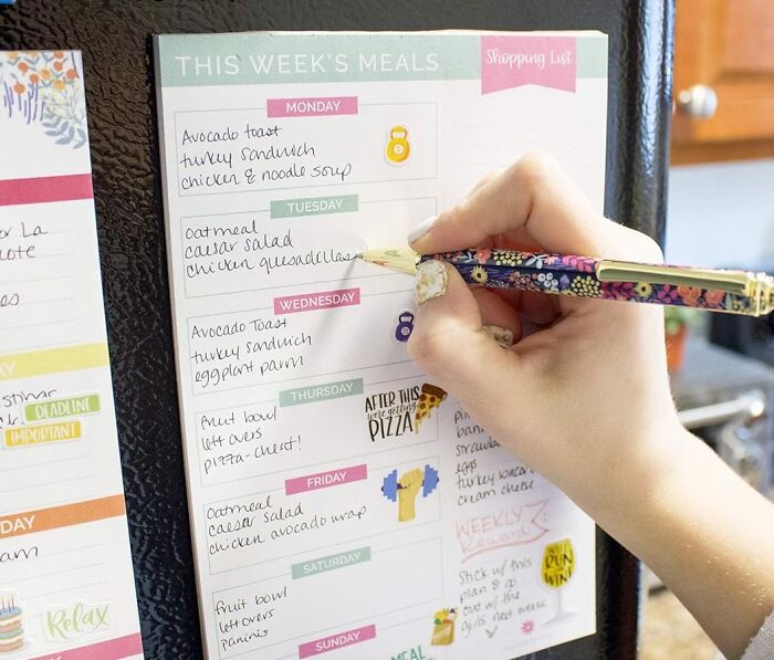 Simplify Your Shopping Trips With The Weekly Meal Planning Pad - The Strategic Way To Prevent Grocery Amnesia 