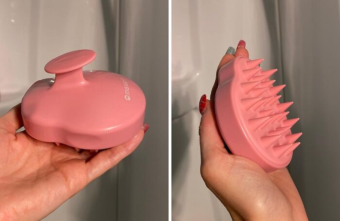 For The Days When Tension Is Pulling Your Hair Try To Wash Away Stress With A Hair Scalp Massager Shampoo Brush 