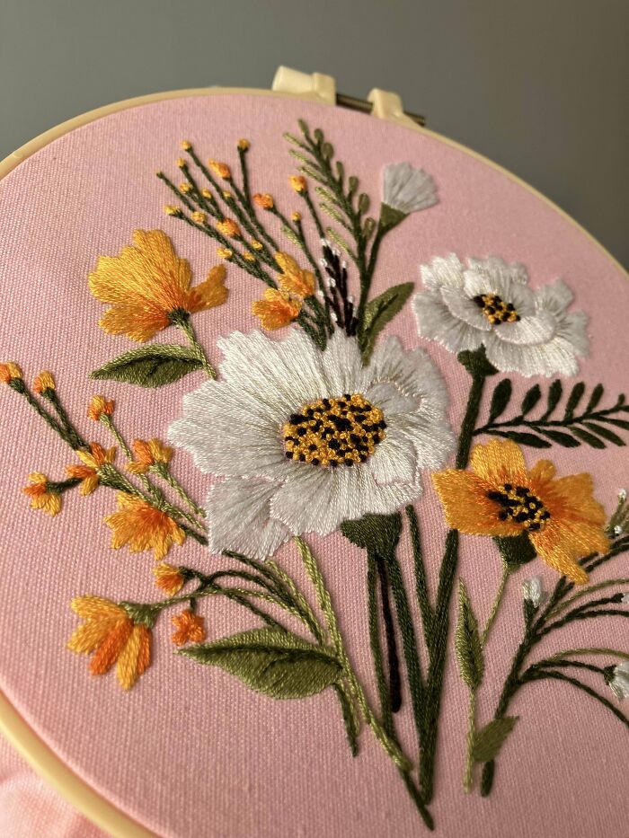 Finally Finished! My Second Attempt At Embroidery