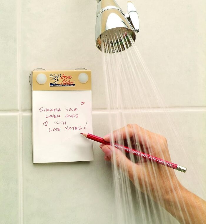 Ensure Your Brilliant Ideas Don't Drown In A Sea Of Forgetfulness With The Waterproof Notepad 