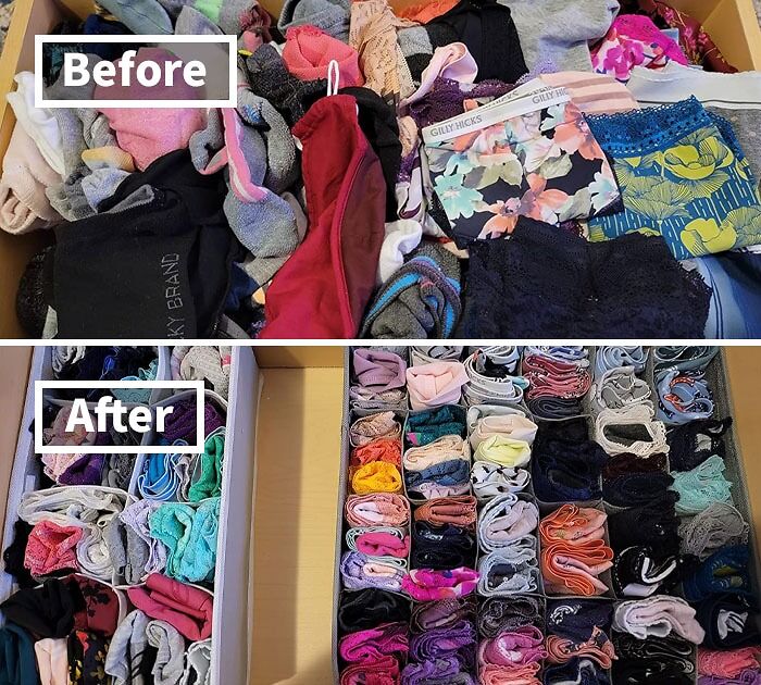 Get Your Skivvies In Order With Underwear Organizer Drawer Divider