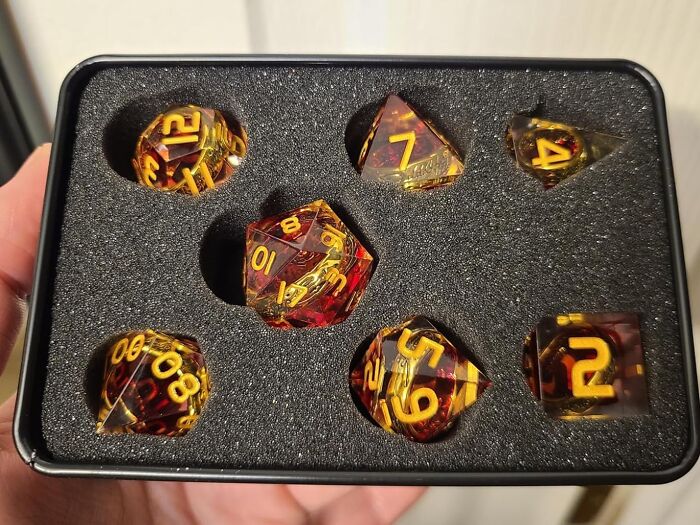 Roll The Dice And Determine Your Fate In Middle-Earth With The LOTR Role Playing Dice, A Set Of Enchanted Polyhedral Dice That Bring The Thrill Of Adventure And The Uncertainty Of The Roll To Your Tabletop Quests