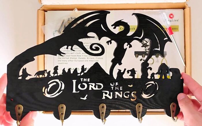 Hold The Keys To Middle-Earth's Most Iconic Realms With The Lord Key Rings Key Holder