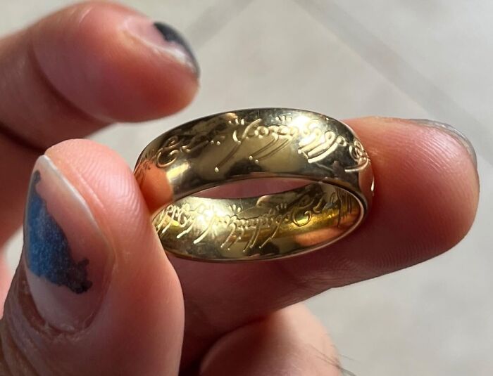 Behold The One Ring, The Source Of Sauron's Power And The Bane Of Middle-Earth