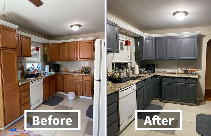 Breathe New Life Into Your Outdated Cabinets With The Earl Grey Cabinet Makeover Paint Kit, A Transformative Solution That Updates Your Kitchen's Style And Charm Without The Hassle Of A Full Renovation