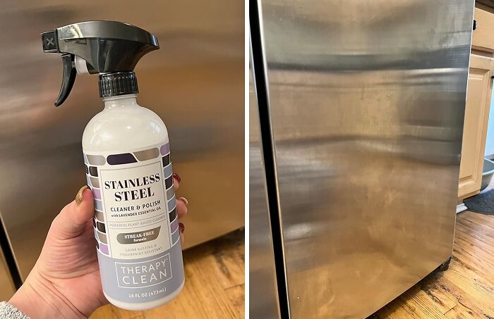 Let's Be Real, Your Fridge Has Seen Better Days... Wipe Away The Grime And Guilt With The Stainless Steel Cleaner