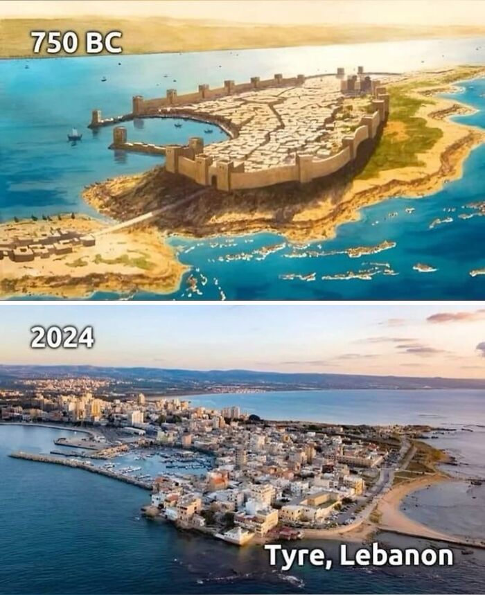 Then And Now: Tyre, One Of The Oldest Continually Inhabited Cities In The World.........???