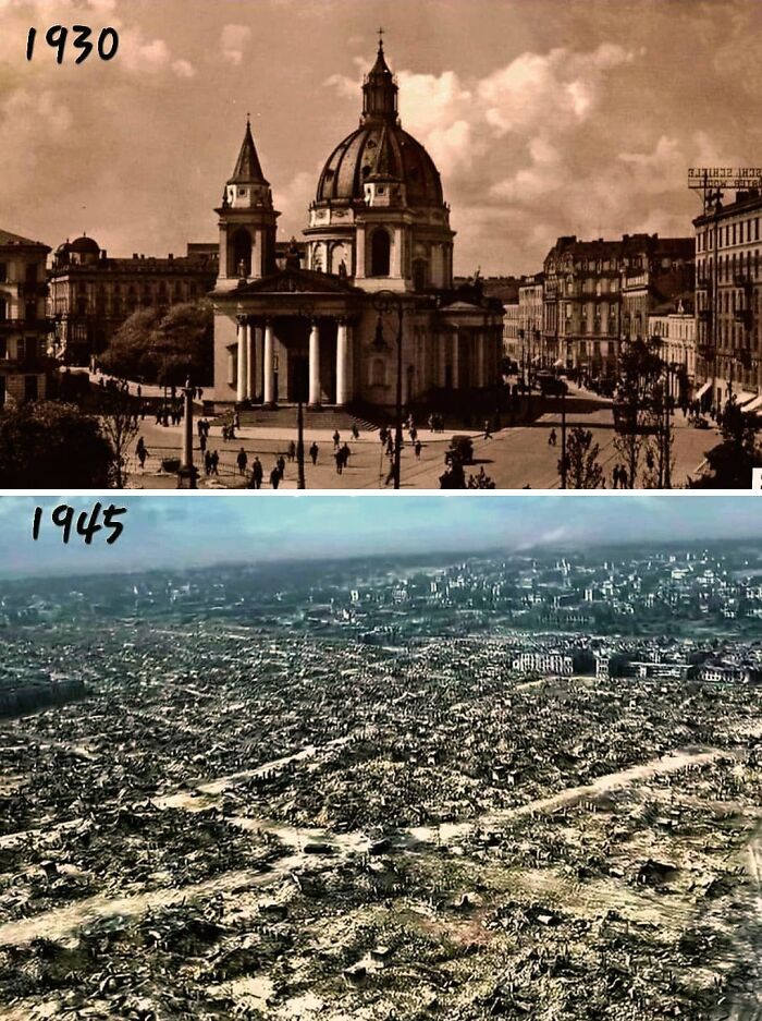 Warsaw, Before And After