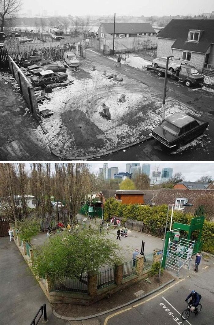 Mike Seaborne’s Isle Of Dogs, Then & Now