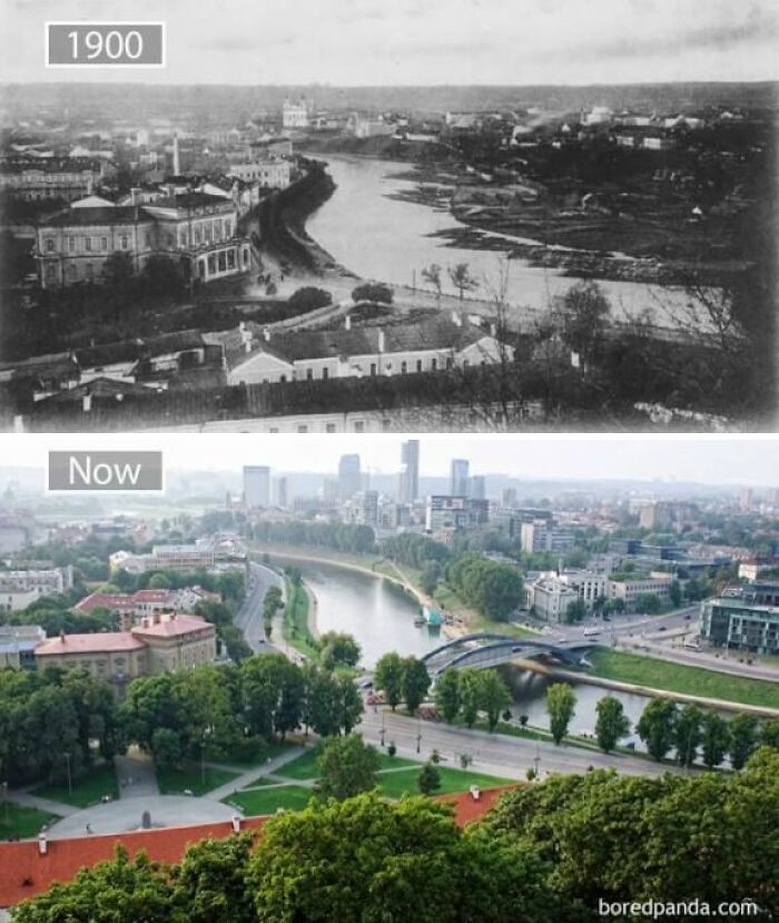 Timelapse Evolution Before And After Of Famous Cities