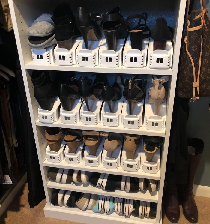 It Might Be That Only You See The Chaos In Your Closet, But These Shoe Organizers Will Still Make All The Difference To The Way You Experience Your Space