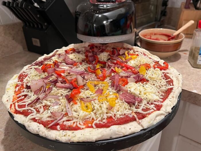 Elevate Your Holiday Leftovers To A Whole New Level With The Amazing Rotating Pizza Oven, A Game-Changing Kitchen Appliance That Lets You Craft The Perfect Post-Holiday Pizza