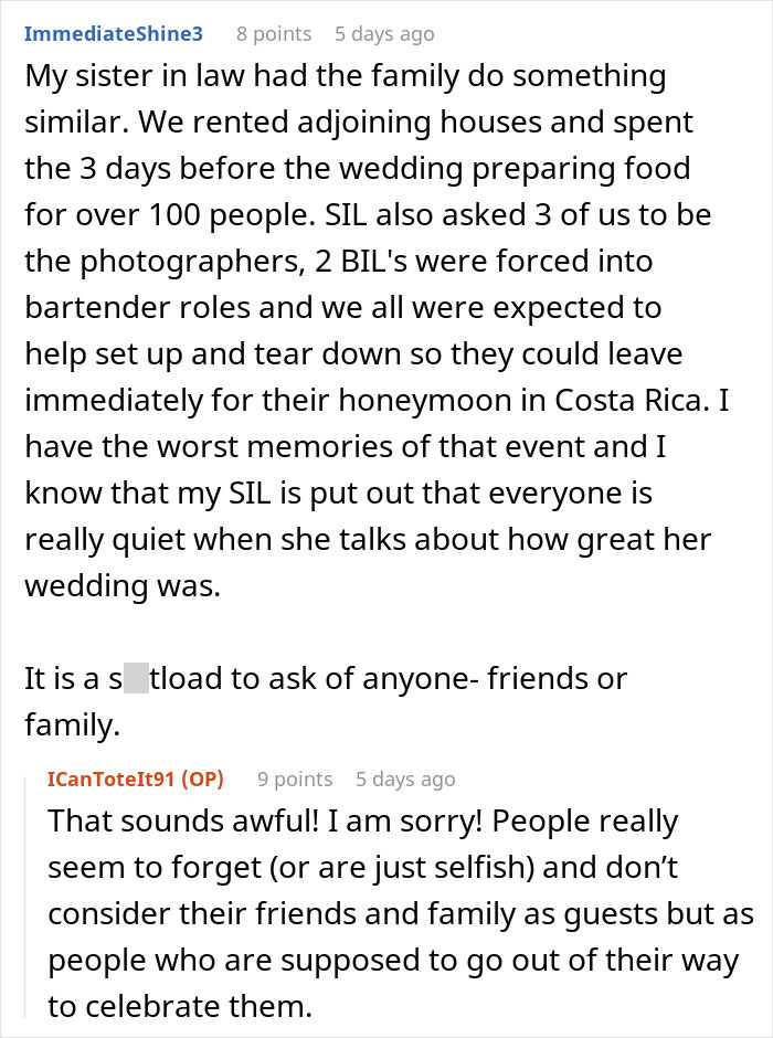 “Hell No”: Woman Shames Friend’s Ridiculous Wedding Expectations That Made Her Opt Out