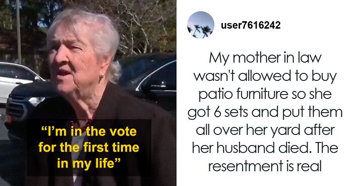 Grandma Votes For The First Time, Others Share What They Finally Did After Their Husbands Died