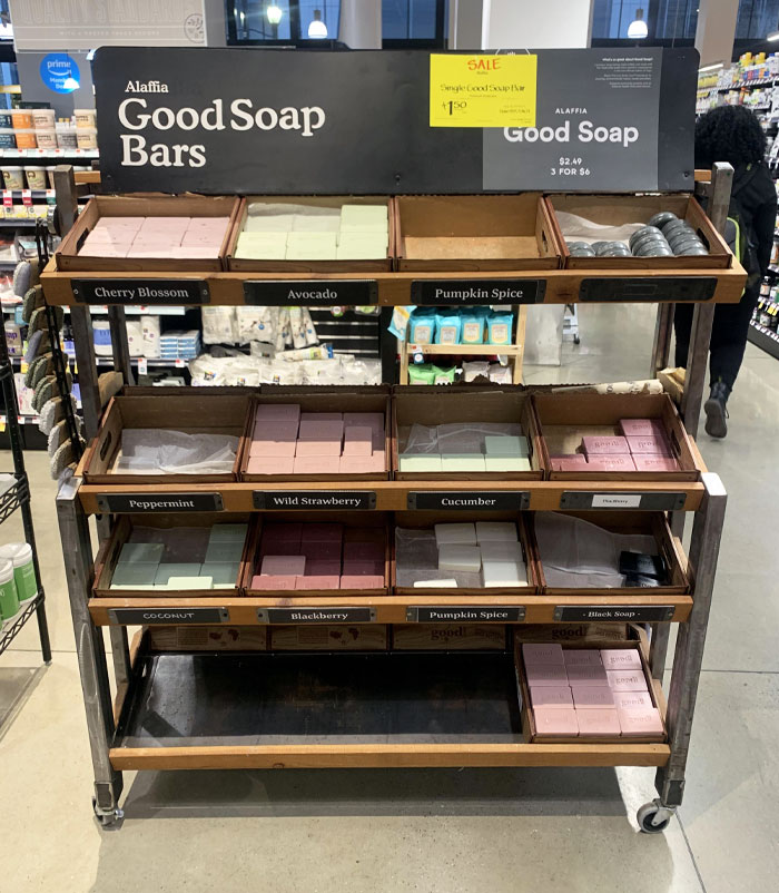 My Local Supermarket Has Package-Free Soap For Sale