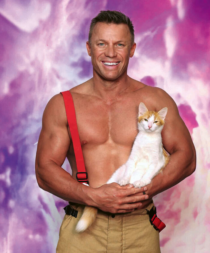 Aaron - Australian Firefighters Cat Calendar 2025