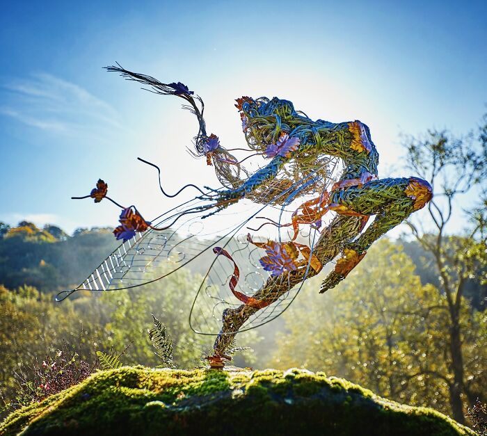 Amazing Fairy Sculptures Dancing With Dandelions By Robin Wight