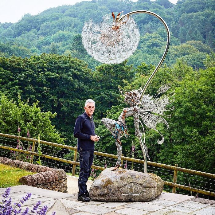 Amazing Fairy Sculptures Dancing With Dandelions By Robin Wight