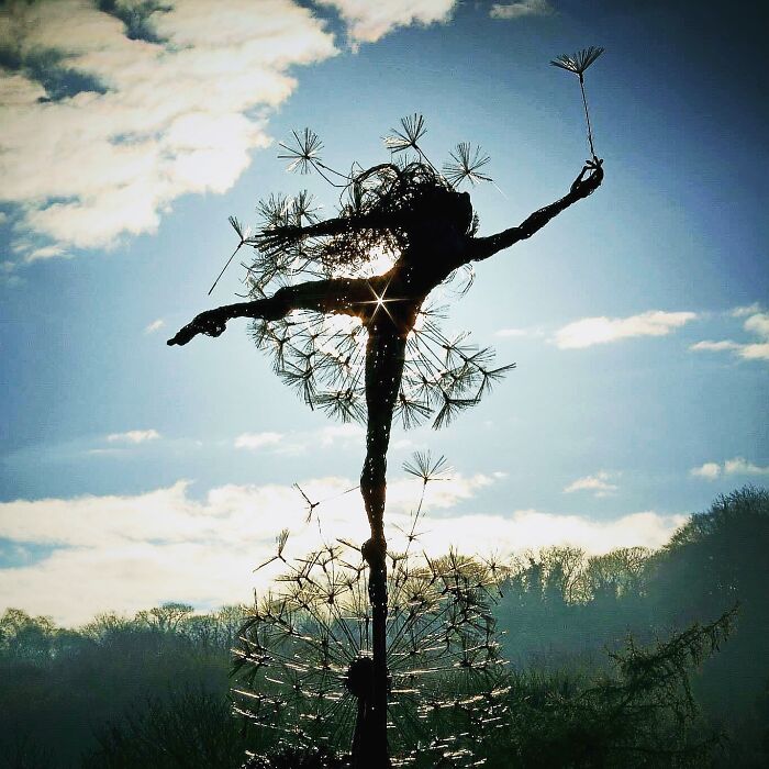 Amazing Fairy Sculptures Dancing With Dandelions By Robin Wight