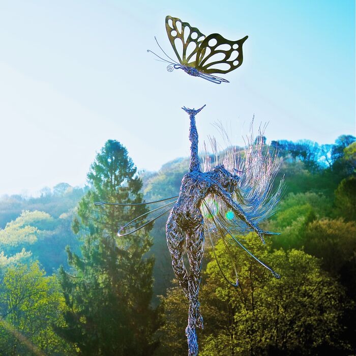 Amazing Fairy Sculptures Dancing With Dandelions By Robin Wight