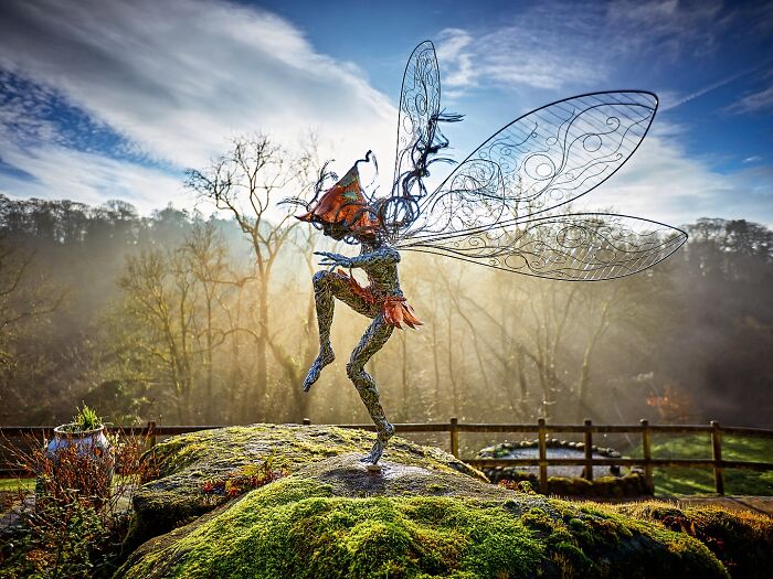 Amazing Fairy Sculptures Dancing With Dandelions By Robin Wight