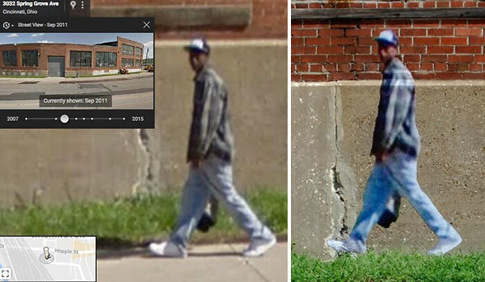 Artist Installs Life-Size Images Of Google Street View Captures At Their Original Locations (20 Pics)