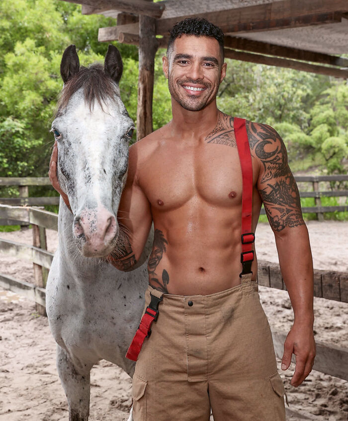 Australian Firefighters Horse Calendar 2025