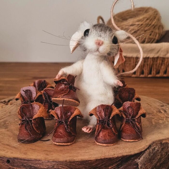 This Artist Makes Adorable Felted Wool Mice That Look Like They Came Out Of A Fairy Tale