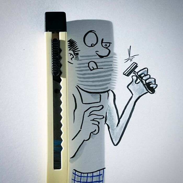 Awesome Extraordinary Art With Shadow Drawings By Vincent Bal