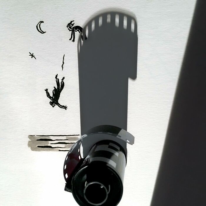 Awesome Extraordinary Art With Shadow Drawings By Vincent Bal