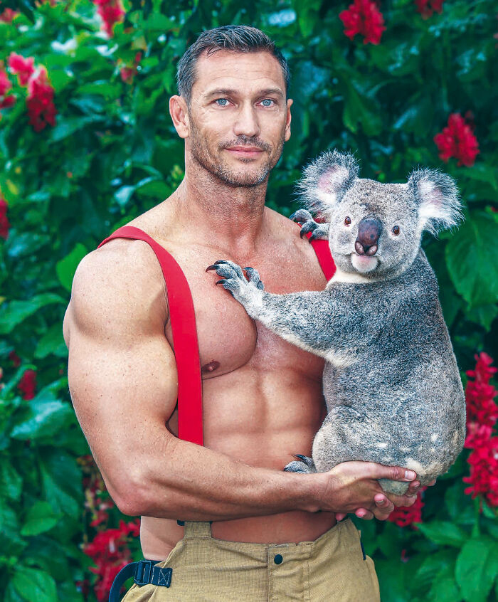 Ben - Australian Firefighters Mixed Animal Calendar 2025