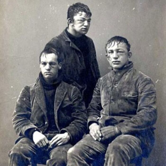 Princeton Sophomores Pose For A Photo After A Snowball Fight In 1893