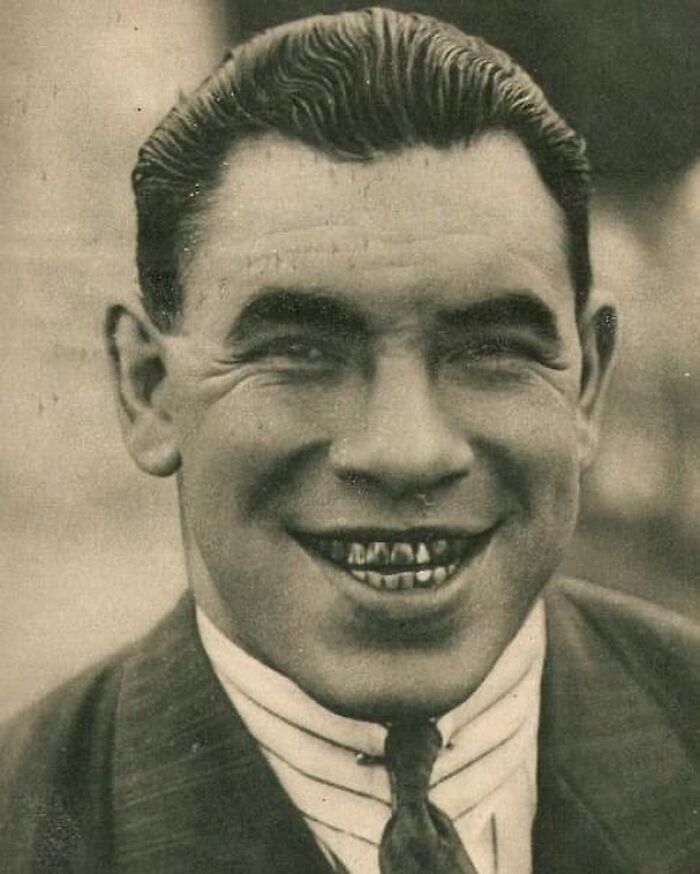 Spanish Heavyweight Boxer Paulino Uzcudun, Nicknamed "The Basque Woodchopper", Photographed In The Early 1900s. In His Youth He Was A Competitive Wood Chopper