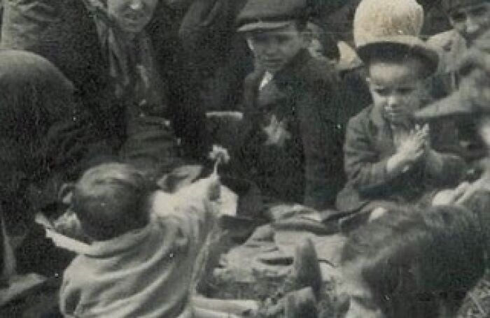 A Heart Breaking Moment, Saved In An Ss Picture, Of Hungarian Jews At Auschwitz II-Birkenau