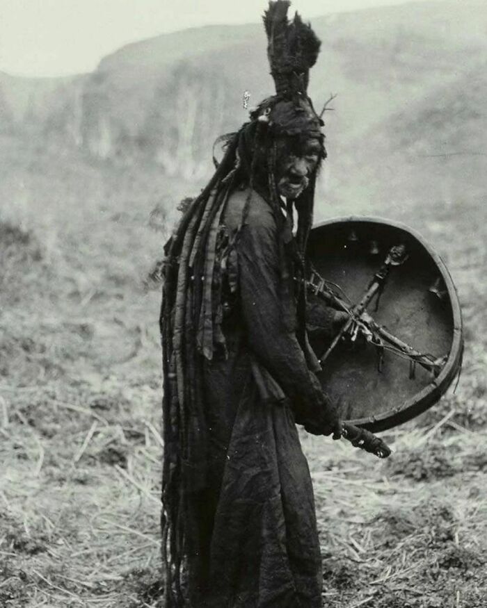 Mongolian Shaman In 1909