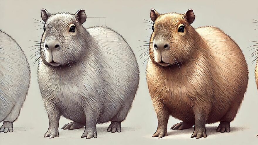 Capybara Drawing