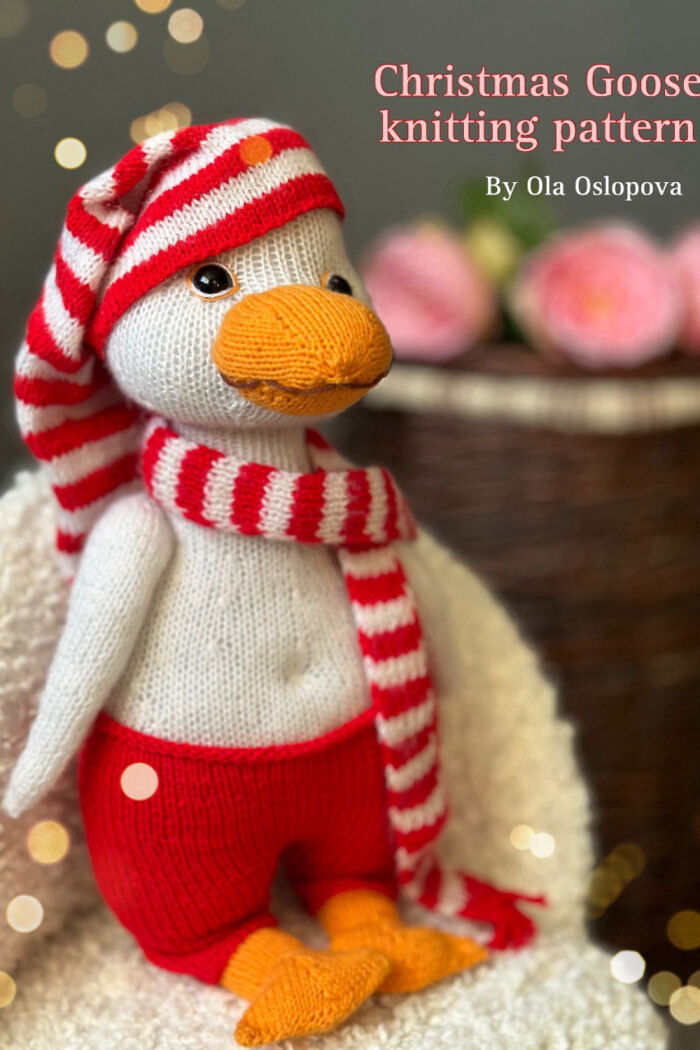 Here’s My Idea For A Christmas Goose-Inspired Knitting Pattern