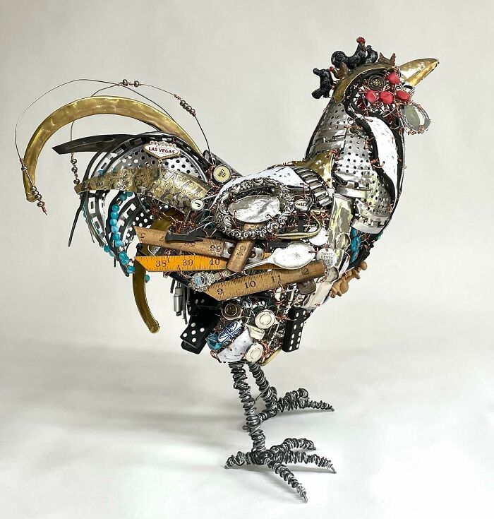 From Trash To Treasure: The Whimsical Sculptures Of Barbara Franc